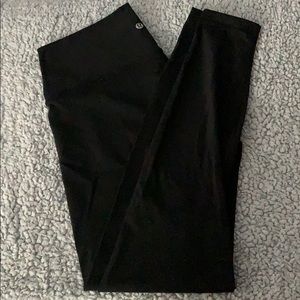 lightly worn lululemon leggings (black, sz: 10)